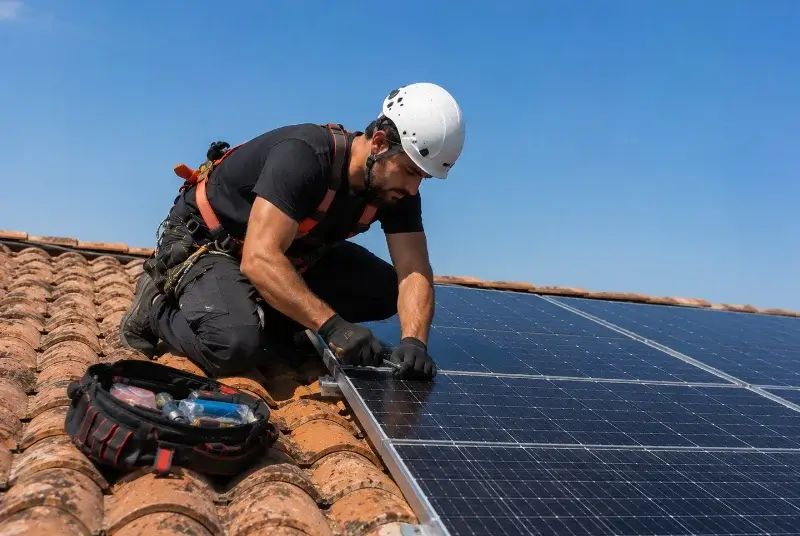 Maintenance et monitoring de panneaux solaires à Saint-Vincent-la-Châtre
